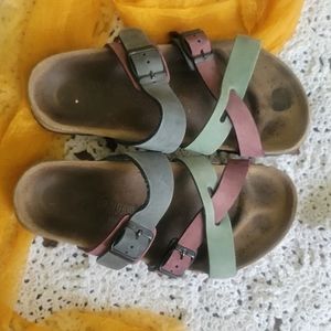 Multi color birkenstocks